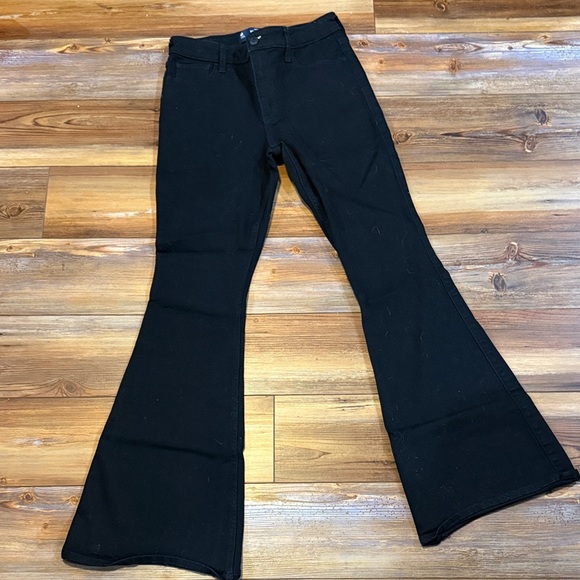 Hollister Denim - Hollister Black High-Rise Flare Jeans